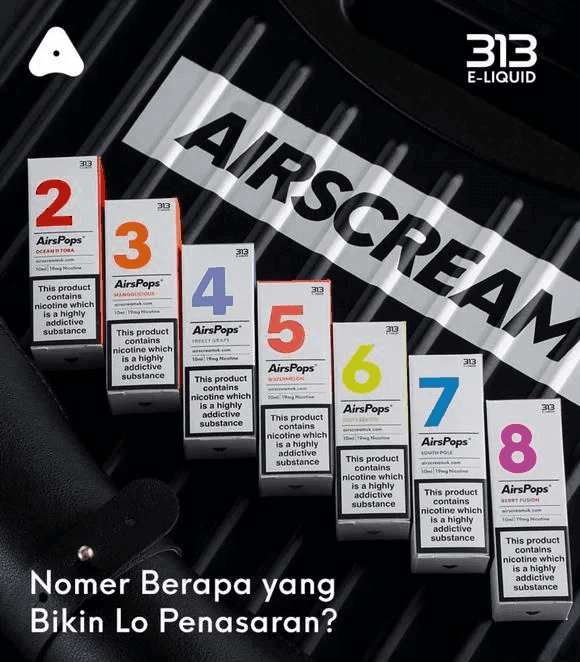 AIRSCREAM AIRSPOPS 313 數字煙油官網:圖片 2