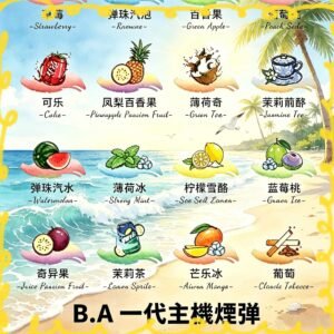 B.A一代電子煙主機煙彈 全口味 台灣正品
