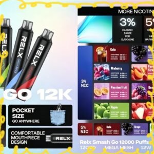 RELX Smash Go 12000口 拋棄式電子煙 多口味