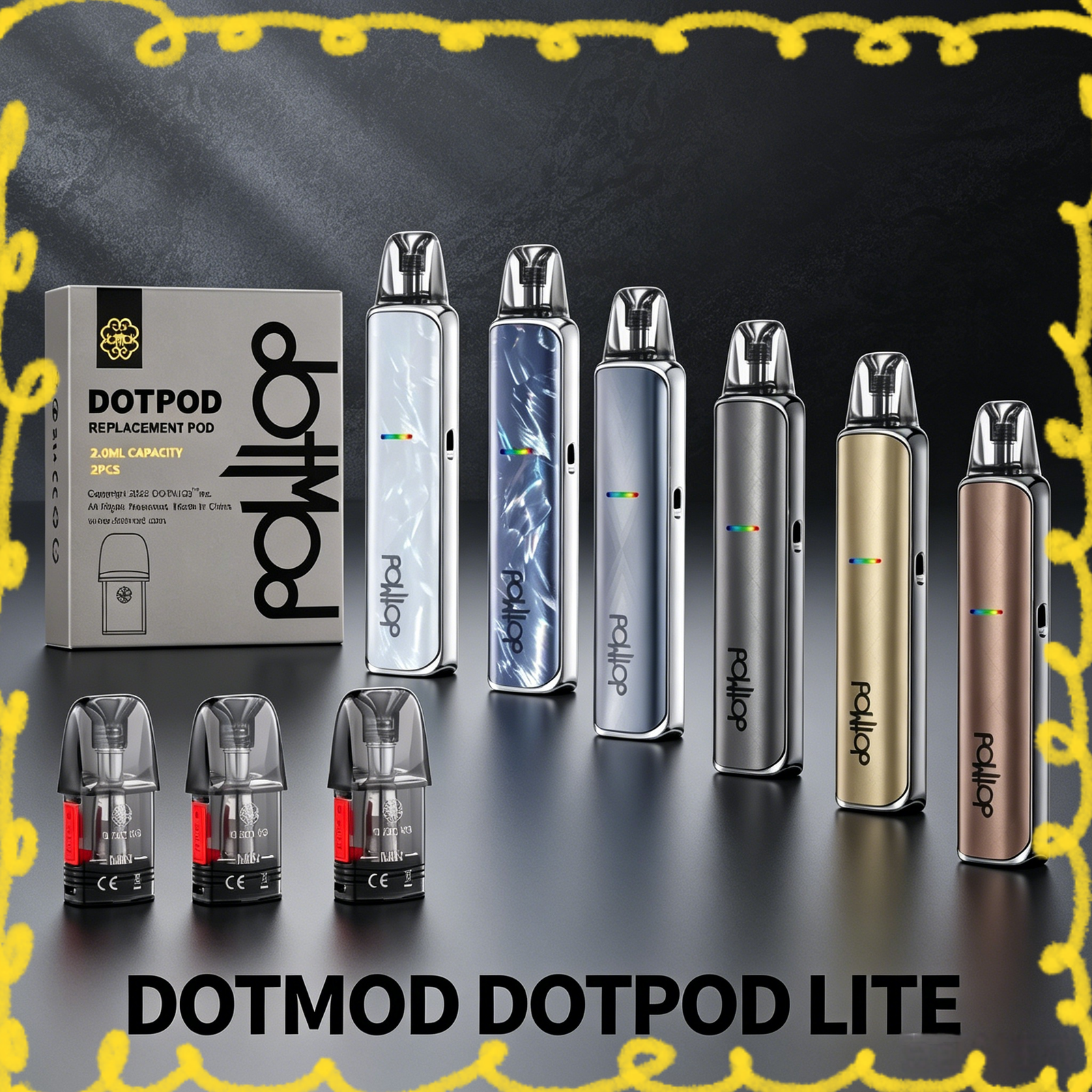 DOTMOD DOTPOD LITE 佩特里電子煙主機 多色外觀