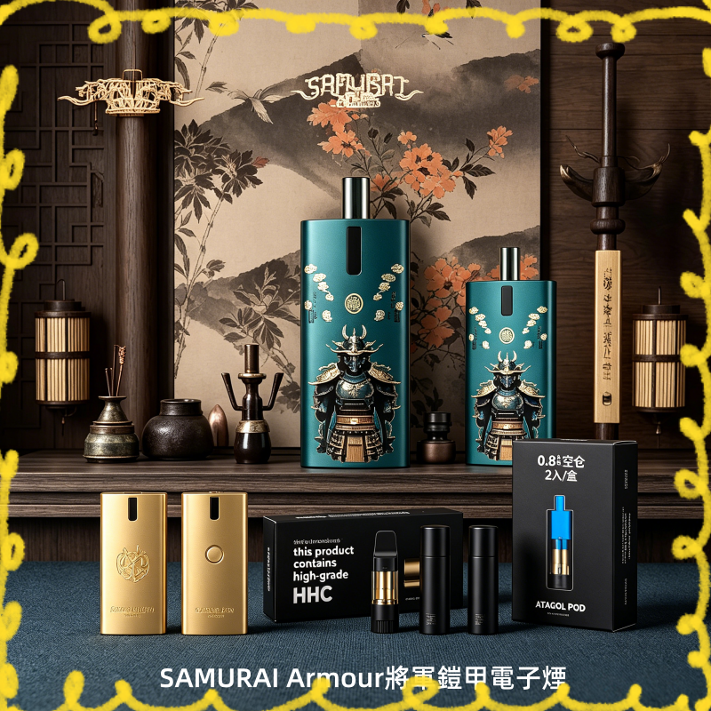 SAMURAI Armour 將軍鎧甲電子煙主機 多款配色